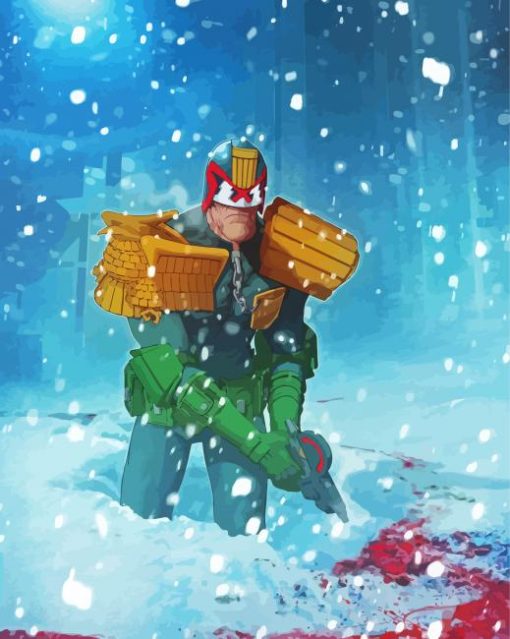 Judge Dredd Art Diamond Paintings