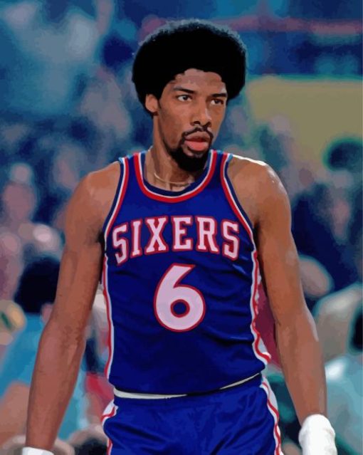 Julius Winfield Erving Dr J Diamond Paintings