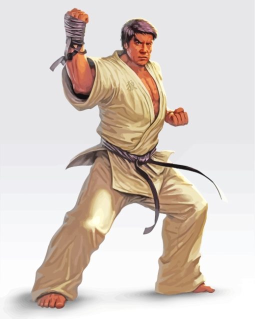 Karate Fighter Diamond Paintings