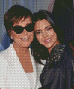 Kendall And Kris Jenner Diamond Paintings