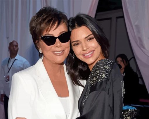 Kendall And Kris Jenner Diamond Paintings