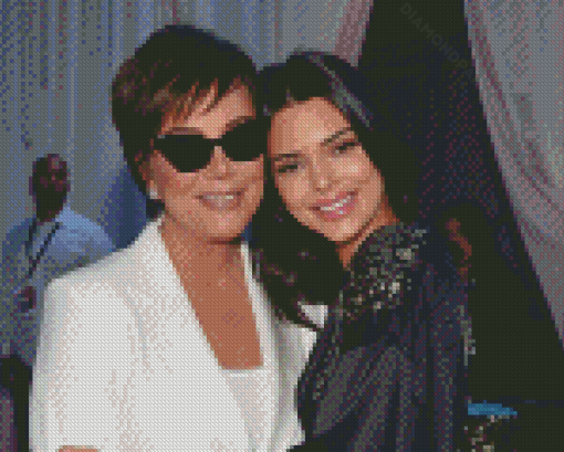 Kendall And Kris Jenner Diamond Paintings