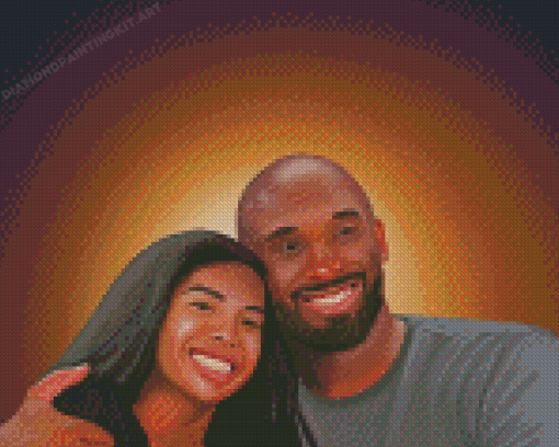 Kobe And Gianna Art Diamond Paintings