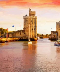 La Rochelle France Port Diamond Paintings