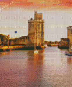 La Rochelle France Port Diamond Paintings