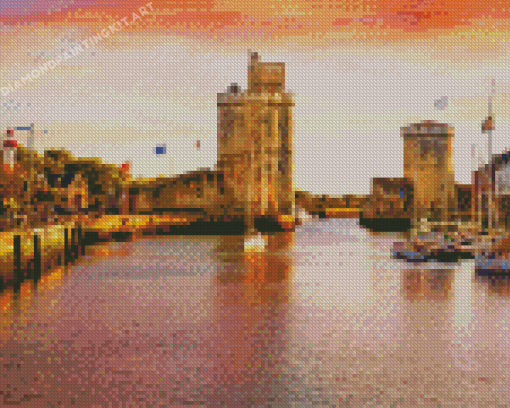 La Rochelle France Port Diamond Paintings