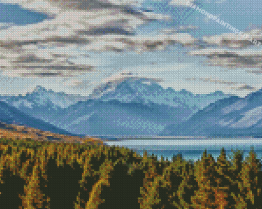 Lake Tekapo Landscape Diamond Paintings