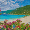 Lefkada Beach Greece Diamond Paintings