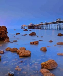 Llandudno Pier In Wales Diamond Paintings