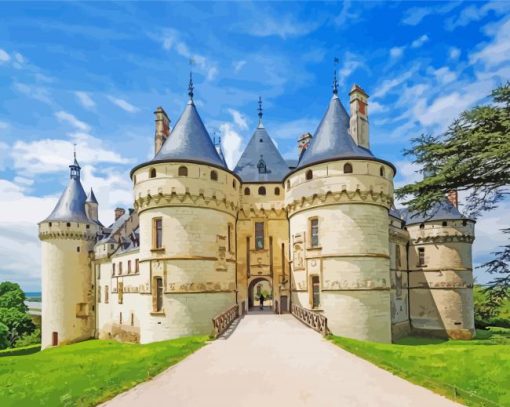 Loire Castle Diamond Paintings