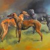 Lurchers Dogs Diamond Paintings