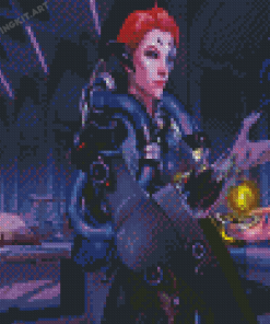 Moira Overwatch Character Diamond Paintings