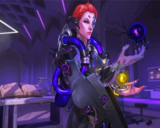 Moira Overwatch Character Diamond Paintings