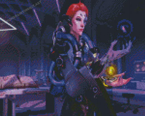 Moira Overwatch Character Diamond Paintings