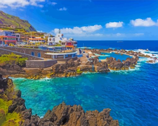 Madeira Seascape Diamond Paintings