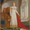 Marie Louise Empress Of French By Marie Guillemine Benoist Diamond Paintings