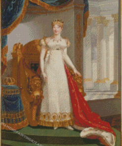 Marie Louise Empress Of French By Marie Guillemine Benoist Diamond Paintings