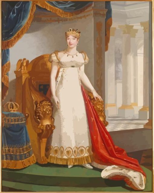 Marie Louise Empress Of French By Marie Guillemine Benoist Diamond Paintings