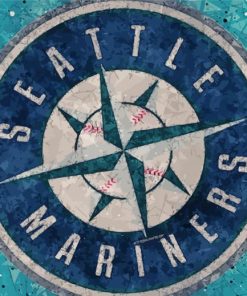 Mariners Baseball Team Logo Art Diamond Paintings