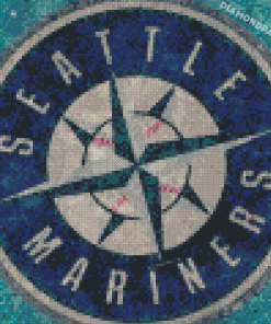 Mariners Baseball Team Logo Art Diamond Paintings