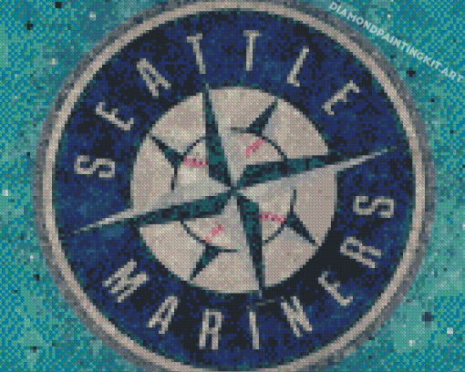 Mariners Baseball Team Logo Art Diamond Paintings