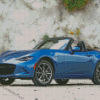 Mazda Miata Blue Car Diamond Paintings