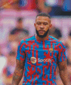 Memphis Depay FCB Barcelona Diamond Paintings