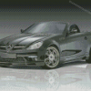 Mercedes Benz SLK Black Car Diamond Paintings