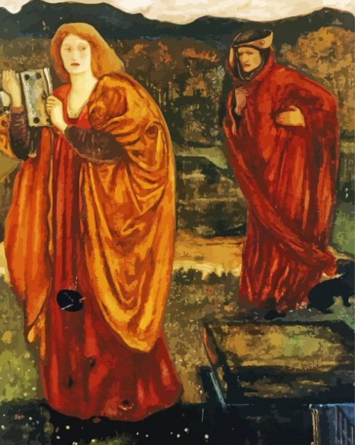 Merlin And Nimue Burne Jones Diamond Paintings