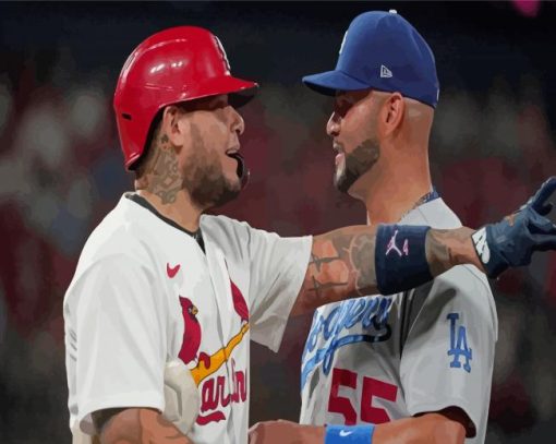 Molina And Pujols Diamond Paintings