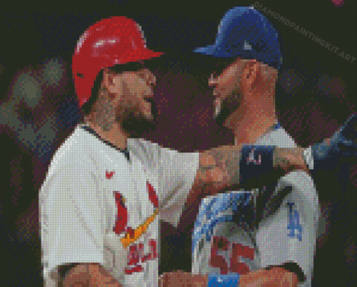 Molina And Pujols Diamond Paintings