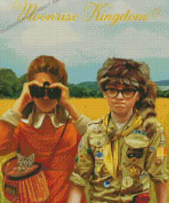 Moonrise Kingdom Poster Diamond Paintings