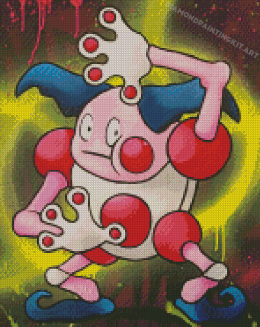 Mr Mime Pokemon Diamond Paintings