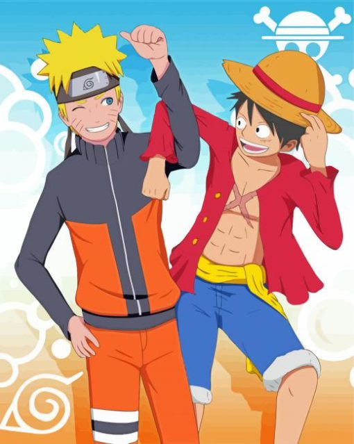 Naruto And Luffy Friends Diamond Paintings