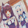 Nekopara Cute Characters Diamond Paintings