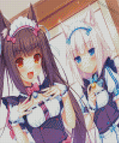 Nekopara Cute Characters Diamond Paintings