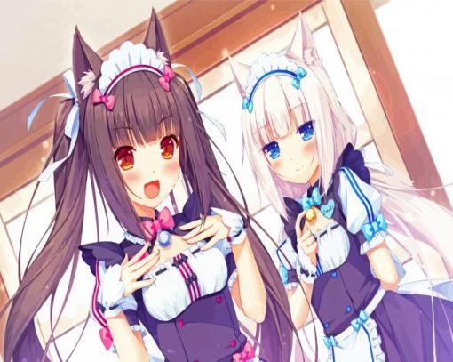 Nekopara Cute Characters Diamond Paintings