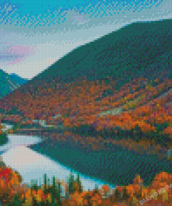 New Hampshire Fall Mountain Diamond Paintings