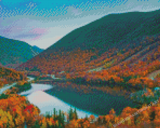 New Hampshire Fall Mountain Diamond Paintings