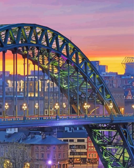 Newcastle Upon Tyne Bridge Diamond Paintings