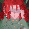 Noriaki Kakyoin And Roses Diamond Paintings