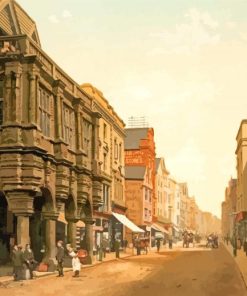 Old England Streets Diamond Paintings