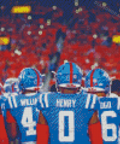 Ole Miss Players Diamond Paintings