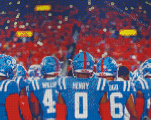 Ole Miss Players Diamond Paintings