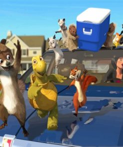 Over The Hedge Cartoon Diamond Paintings