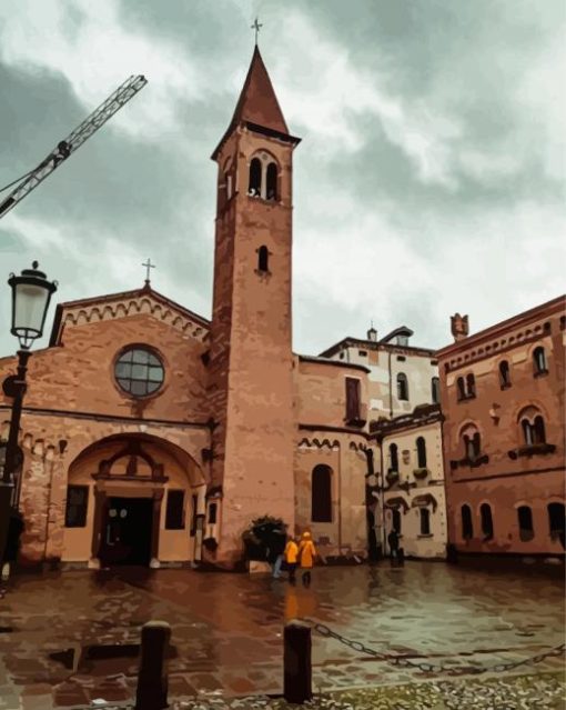 Padua Italy Buildings Diamond Paintings