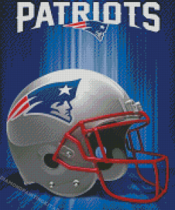 Patriots Helmet Art Diamond Paintings