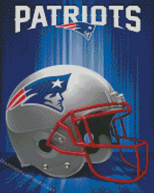 Patriots Helmet Art Diamond Paintings