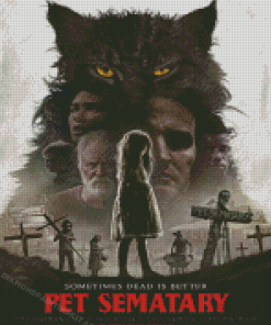 Pet Sematary Poster Diamond Paintings