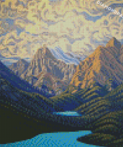 Peyto Lake Art Diamond Paintings